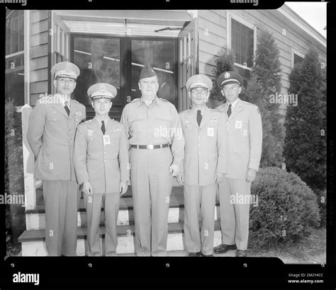Five Military Officers Armories Ordnance Industry Military Officers