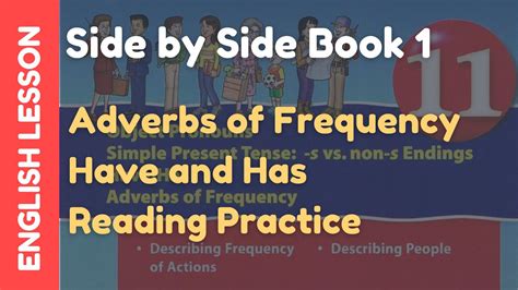 Learn English For Beginners Side By Side Book 1 Chapter 11 Adverbs