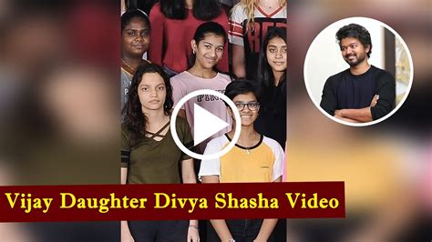 Actor Vijay Daughter Divya Saasha Photos