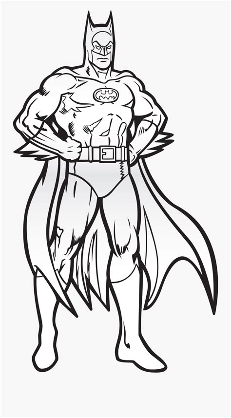 Batman Black And White Drawing Free Transparent Clipart Clipartkey