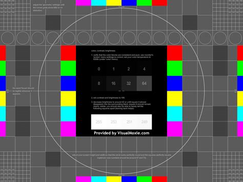 Resaltar Bueno Sur Color Chart For Monitor Calibration Imagen Político