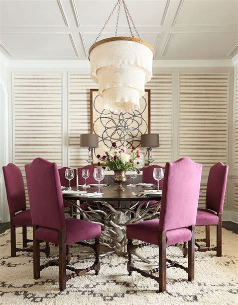 Color Tips From Designer Summer Thornton Purple Dining Room Purple
