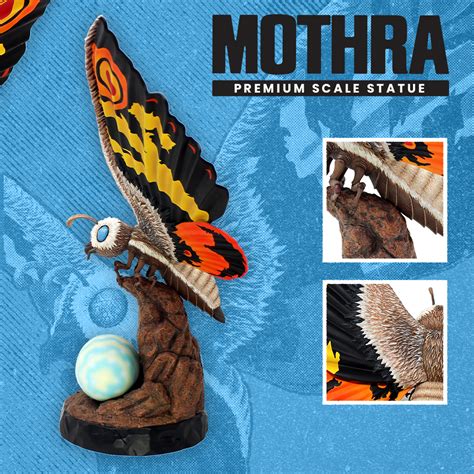 Mothra Tokyo Sos Premium Scale Statue And Mothra Vs Godzilla Posters