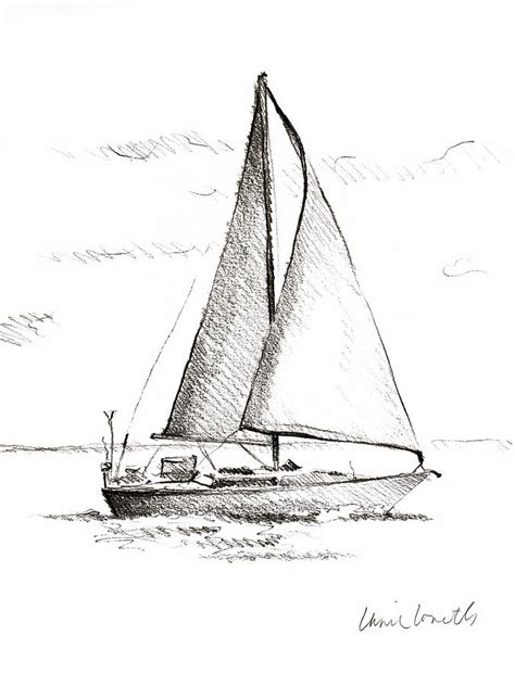 Sailboat Drawing Sketch