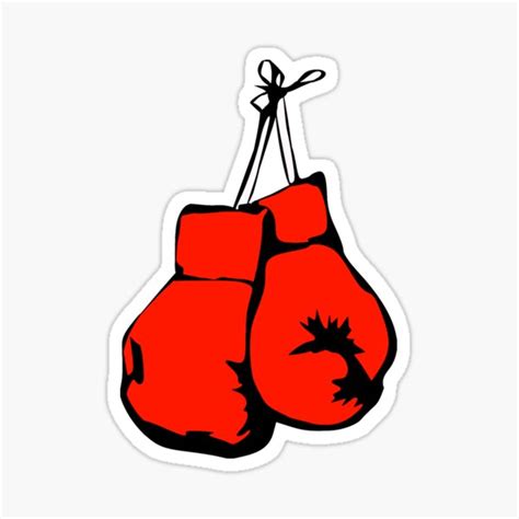 Boxing Gloves Stickers Redbubble