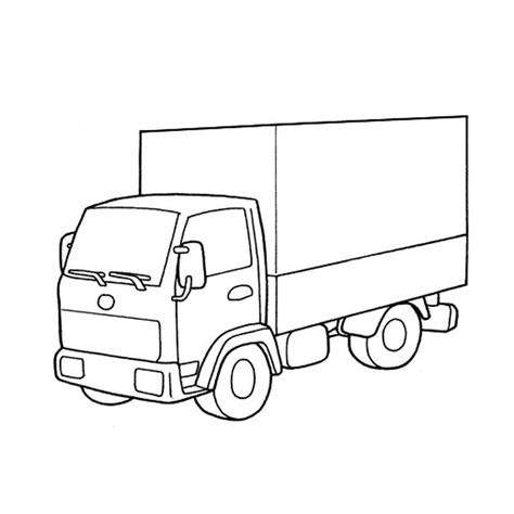 Coloriage Camion à colorier  Dessin à imprimer  Coloring books, Kids