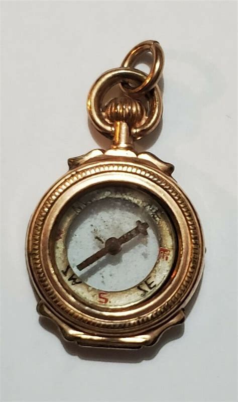 Antique Victorian Gold Filled Compass Watch Fob Charm Antique в 2020 г