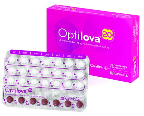 Pour limiter les risques d'oubli, chaque plaquette contient 7 comprimés rouges dépourvus de toute substance active. Chen Gai France :): pilule optilova