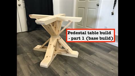 How To Build A Round Pedestal Dining Table Free Plan Atelier Yuwaciaojp