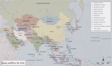 Aprender acerca imagen planisferio con division politica con nombres ubicacion de baréin