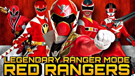 Legendary Ranger Mode Red Rangers Power Rangers Super Megaforce Youtube