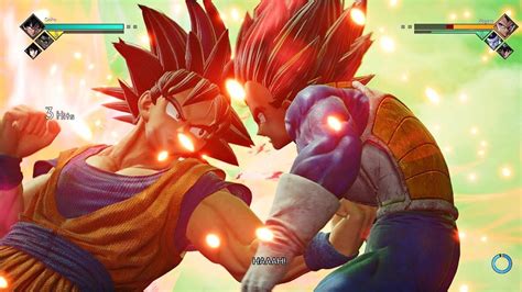 Jump Force Goku Vs Vegeta Full Fight Youtube