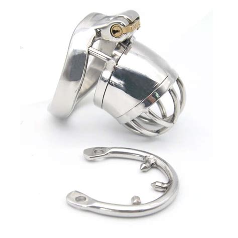 Latest Design Male Chastity Devices Stainless Steel Small Chastity Cage A271 1 Ebay