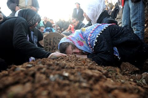 Kurds Protest Airstrike Killing Dozens In Turkey The New York Times