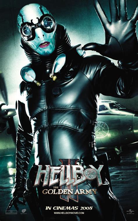Hellboy (ron perlman), his pyrokinetic girlfriend, liz (selma blair), and aquatic empath, abe sapien (doug jones), face their biggest battle when an underworld prince (luke goss) plans to reclaim earth for his magical kindred. Posters de HellBoy II The Golden Army