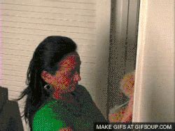 Pussy Rubbing Standing GIF