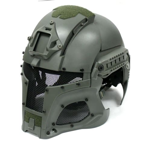 Tactical Interstellar Space Battle Trooper Full Face Airsoft Helmet Mask Econosuperstore