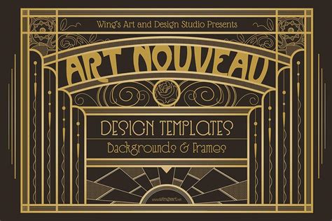 Art Nouveau Design Templates