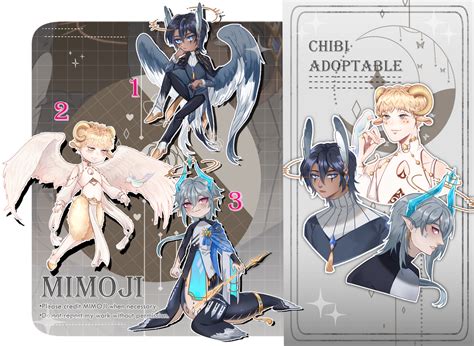 Open Chibi Adoptable Auction 28 By Mimojix On Deviantart