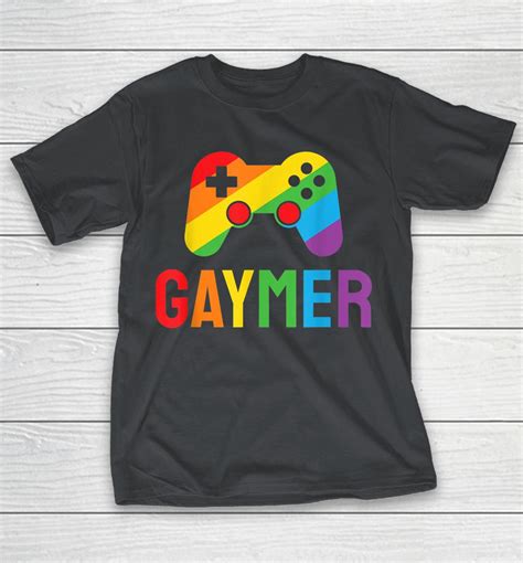 Gaymer Gay Pride Flag Lgbt Gamer Lgbtq Gaming Shirts Stunningtshirt