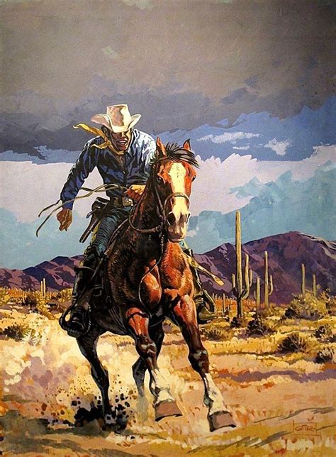 Cowboy Painting By Jean Giraud Aka Moebius Cowboy Artwork Cowboy