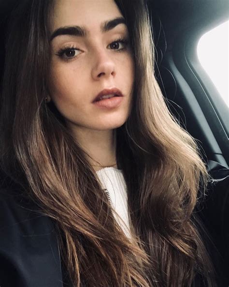 What A Beautiful New Selfie 🤩 Lilycollins Lily Collins Lily Collins