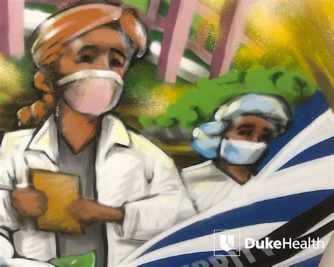 Mural Captures Duke Health Team Members Supporting Patient Care During