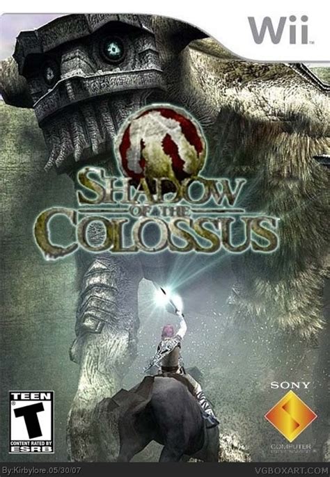 Shadow Of The Colossus Wii Box Art Cover By Kirbylore