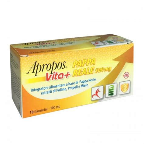 Apropos Vita Pappa Reale 500mg 10 Flaconcini Apropos Farmattivait