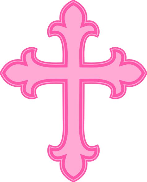 Pink Baptism Cross Clipart Free Clip Art Images Cross Clipart