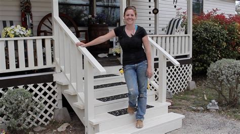They are great for steps leading up to the front door, our out to the backyard, and have great looking curb. Building Front Porch Steps - YouTube