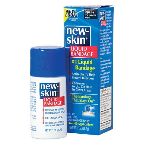 New Skin Liquid Bandage Spray 1 Oz Wound Care Normed