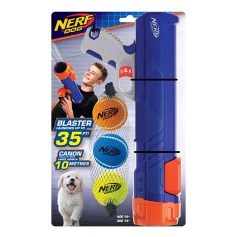 Nerf Dog Balls Nerftennis Ball Blaster Toy Dog