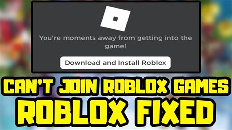 How To Fix Can T Join Roblox Games Bug Youtube