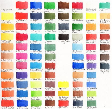 Watercolor Swatches At Getdrawings Free Download