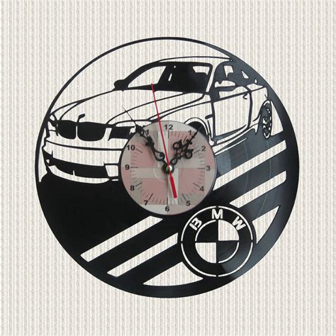 Give a gift they'll never forget! BMW Wall Clock, BMW art , Home Decor, Original Gift Idea ...