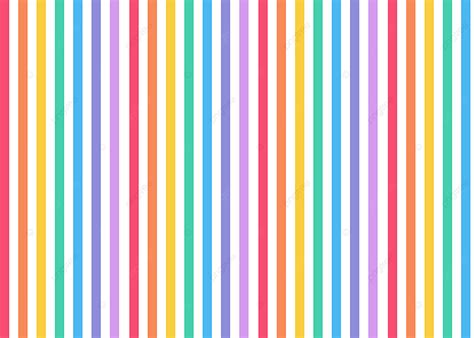 Vertical Rainbow Color Stripe Background Wallpaper Simple Stripe