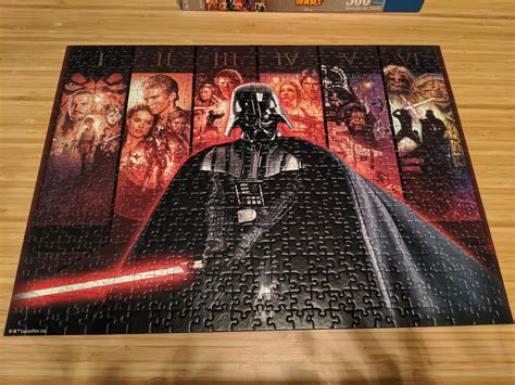 I Just Completed This 500 Piece Star Wars Ravensburger Puzzle This Is