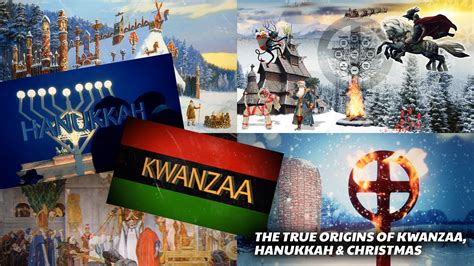 The True Origins Of Kwanzaa Hanukkah And Christmas The Story Behind The