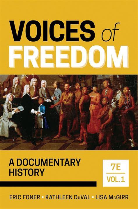 Amazon Com Voices Of Freedom A Documentary History Seventh Edition Vol Volume Ebook