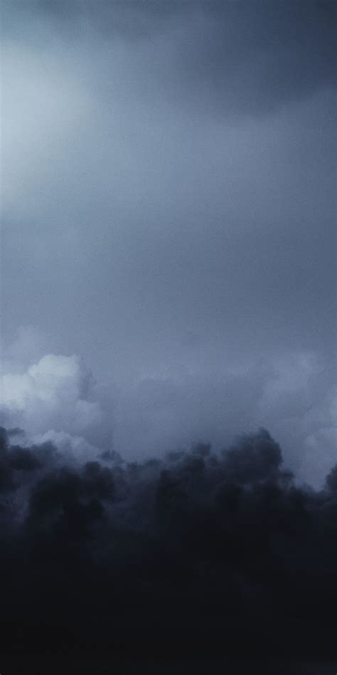 Download Lightning Dark Sky Clouds Storm Wallpaper Iphone By