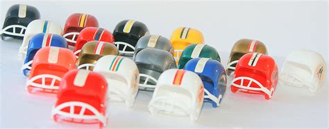 Vintage Collectible Nfl Mini Helmets Of Various Teams 19 Pcs Set