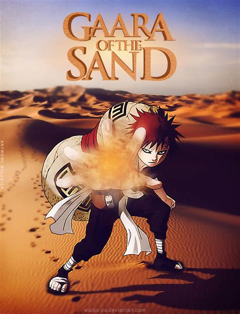Gaara Of The Sand By Walas Ca On Deviantart