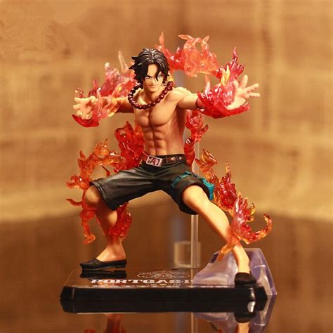 One Piece Portgasd Ace Action Figure Model Toys 15cm Pvc Fire Fist