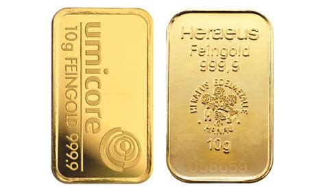 Buy 10g Gold Bar Best Value Bullionbypost From 459