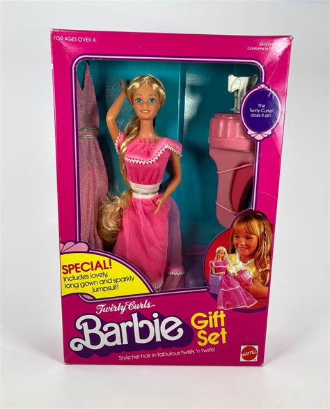 1982 Twirly Curls Barbie T Set Etsy