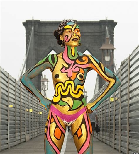 Fashionnudge My World Of Inner Perception Street Art Andy Golub S Second Annual Body