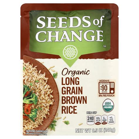 Seeds Of Change Organic Long Grain Brown Rice Shop Rice And Grains At H E B