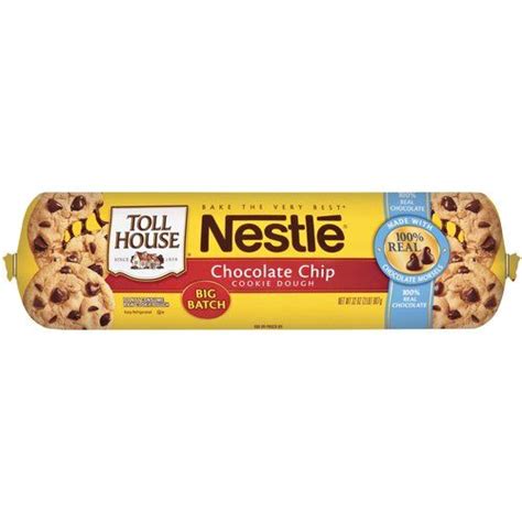 Nestle Toll House Chocolate Chip Cookie Dough Big Batch 32 Oz Chub