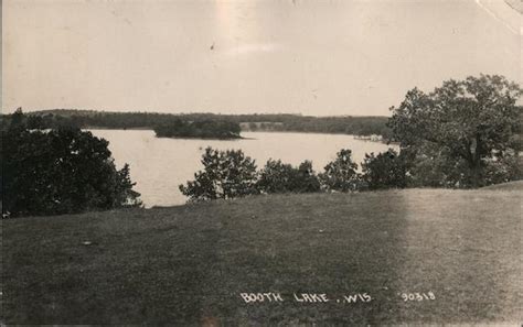 Booth Lake Minocqua Wi Postcard
